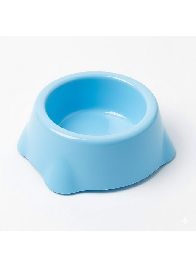 Pet Feeding Bowl, Multiple Colours Available, Plastic Food and Water Dish for Dogs and Cats - Image 2
